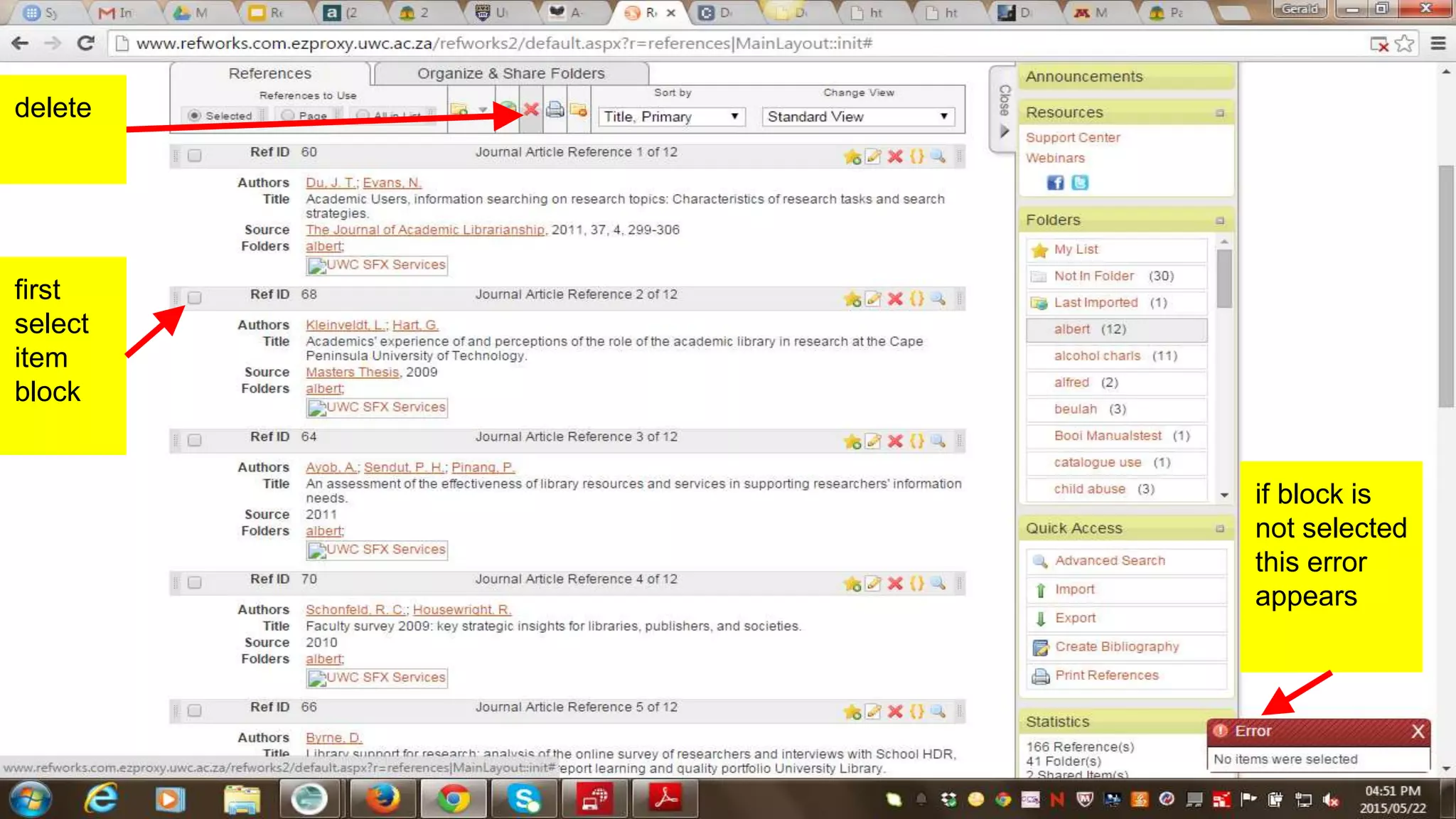 delete
first
select
item
block
if block is
not selected
this error
appears
 