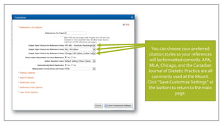 RefWorks Tutorial | PDF
