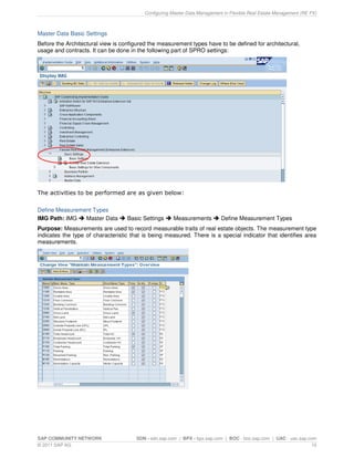 Sap Refx Module REFX_Configuration guide for the beingers | PDF