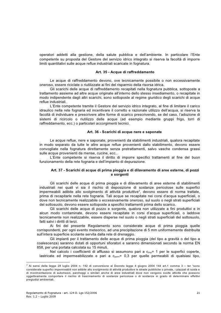 autorizzazione scarico acque di prima pioggia