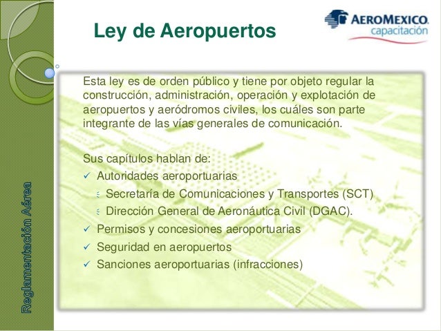 Reglamento De La Ley De Aeropuertos