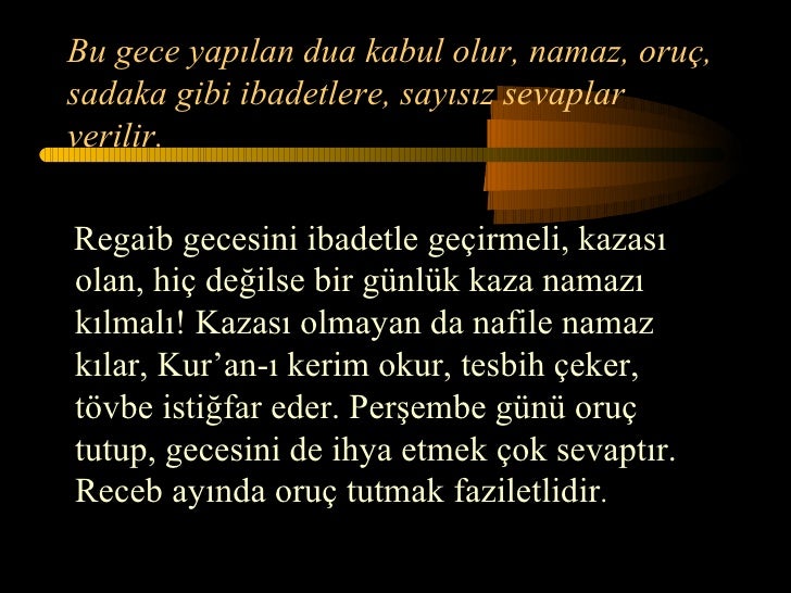 Regaib Gecesi