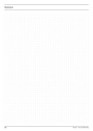 Notizen

202

Mauser – Der Bestellkatalog

 