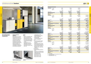 Schiebetürenschrank kontoro

frei Verwendung

Schiebetürenschrank kontoro
3

632,00 €

5

Ausführung

599,00 €

Büro und Kanzlei Schiebetürenschrank kontoro

Tiefe 432 mm
Modell (Thekenelement)
Höhe x Breite mm
Preis in €

2 OH
Schiebetüren
1 Fachboden
KST2-08-K
720 x 800
459,00

2 OH
Schiebetüren
1 Fachboden
KST2-10-K
720 x 1000
492,00

2 OH
Schiebetüren
1 Fachboden
KST2-12-K
720 x 1200
524,00

Ausführung

Tiefe 432 mm
Modell
Höhe x Breite mm
Preis in €
Modell (Grundschrank für Kombination)
Höhe x Breite mm
Preis in €
Modell (Aufsatzschrank)
Höhe x Breite mm
Preis in €
4
2
1

2 OH
Schiebetüren
1 Fachboden
KSG2-10-K
830 x 1000
583,00

2 OH
Schiebetüren
1 Fachboden
KSG2-12-K
830 x 1200
625,00

2 OH
Schiebetüren
2 x 1 Fachboden
1 Mitteltrennwand
KSG2-16-K
830 x 1600
810,00

KSG2-08-O
805 x 800
462,00
KSA2-08-S
801 x 800
510,00

KSG2-10-O
805 x 1000
504,00
KSA2-10-S
801 x 1000
559,00

KSG2-12-O
805 x 1200
534,00
KSA2-12-S
801 x 1200
599,00

KSG2-16-O
805 x 1600
694,00
KSA2-16-S
801 x 1600
778,00

5

2

1

3

915,00 €

Ideal bei begrenzter
Stellfläche.
Wenn im Office sehr schmale
Verkehrswege vorherrschen,
empfiehlt sich der Einsatz von
Schiebetürenschränken. Hier
versperrt keine geöffnete
Schranktür den Weg. Durch
Verwendung von AluminiumLaufschienen gleiten die Türen
beinahe geräuschlos. Der
Schiebetürmechanismus ist
serienmäßig mit Selbsteinzug
und Dämpfung ausgestattet.

Schiebetüren-Rollenführung serienmäßig mit Anschlag /Dämpfung.

Büro und Kanzlei

2 OH
Schiebetüren
1 Fachboden
KSG2-08-K
830 x 800
525,00

578,00 €

Details
Korpus
•	 Stabiler, verschweißter Stahlkorpus mit hochwertiger
Einbrennlackierung in vielen
RAL-Farben (siehe Seite 198).
•	 Serienmäßig Höhenausgleichschrauben (nicht für Aufsatzschrank).
•	 Grundschränke bis 3 OH:
Abdeckplatte melaminharzbeschichtet (25 mm) mit
ABS-Umleimer (Dekore siehe
Seite 199).

Selbsteinzug
Einschub
und
Dämpfung von Hand

44

5

Ausführung

706,00 €

–
–
–
–
–
–

•	 Grundschränke ab 4 OH:
Stahl-Abdeckplatte (11 mm),
lackiert in Korpusfarbe.
•	 Aufsatzschränke:
Stahl-Abdeckplatte (11 mm),
lackiert in Korpusfarbe.
Türen
•	 Raumsparende Stahl-Schiebetüren mit Selbsteinzug und
Dämpfung.
•	 Beinahe geräuschloser Türlauf
durch Aluminium-Laufschienen.
•	 Sicheres Drehzylinderschloss mit
Wechselkern inkl. 2 Schlüssel.
Wahlweise gleich- oder einzelschließend.
Inneneinrichtung
•	 Mitteltrennwand bei 1600 mm
Breite.
•	 Eingerichtet mit Stahlfachböden,
graphitschwarz RAL 9011 lackiert.
•	 Fachbodenbelastung
Breite 800 mm: 44 kg
Breite 1000 mm: 55 kg
Breite 1200 mm: 66 kg
Breite 1600 mm: 88 kg

Tiefe 432 mm
Modell
Höhe x Breite mm
Preis in €
Modell (Grundschrank für Kombination)
Höhe x Breite mm
Preis in €
Modell (Aufsatzschrank)
Höhe x Breite mm
Preis in €

3 OH
Schiebetüren
2 Fachböden
KSG3-08-K
1180 x 800
595,00
KSG3-08-O
1155 x 800
532,00
KSA3-08-S
1151 x 800
581,00

3 OH
Schiebetüren
2 Fachböden
KSG3-10-K
1180 x 1000
656,00

3 OH
Schiebetüren
2 Fachböden
KSG3-12-K
1180 x 1200
705,00

3 OH
Schiebetüren
2 x 2 Fachböden
1 Mitteltrennwand
1 KSG3-16-K
1180 x 1600
915,00

KSG3-10-O
1155 x 1000
578,00
KSA3-10-S
1151 x 1000
632,00

KSG3-12-O
1155 x 1200
614,00
KSA3-12-S
1151 x 1200
678,00

KSG3-16-O
1155 x 1600
799,00
KSA3-16-S
1151 x 1600
883,00

2

3

Ausführung

Tiefe 432 mm
Modell
Höhe x Breite mm
Preis in €
Modell (Grundschrank für Kombination)
Höhe x Breite mm
Preis in €

4

4 OH
Schiebetüren
3 Fachböden
KSG4-08-S
1516 x 800
675,00

4 OH
Schiebetüren
3 Fachböden
KSG4-10-S
1516 x 1000
722,00

KSG4-08-O
1505 x 800
616,00

KSG4-10-O
1505 x 1000
657,00

4 OH
Schiebetüren
3 Fachböden
KSG4-12-S
1516 x 1200
780,00

4 OH
Schiebetüren
2 x 3 Fachböden
1 Mitteltrennwand
KSG4-16-S
1516 x 1600
1077,00

KSG4-12-O
1505 x 1200
706,00

–
–
–

4

OH = Ordnerhöhen.
-K = Abdeckplatte melaminharzbeschichtet (25 mm).
-O = ohne Abdeckplatte.
-S = Abdeckplatte Stahl (11 mm).

Schiebetür mit lackierter AluminiumGriffleiste.

Mauser – Der Bestellkatalog

Mauser – Der Bestellkatalog

Büro und Kanzlei

45

Büro und Kanzlei Schiebetürenschrank kontoro

Raumsparer.

Mit leichtgängigen
Schiebetüren.

10
Jahre
Garantie

 