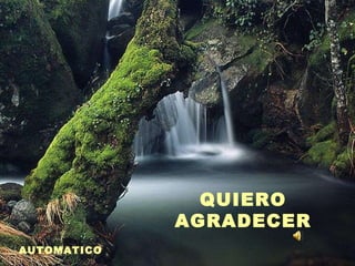 QUIERO AGRADECER AUTOMATICO