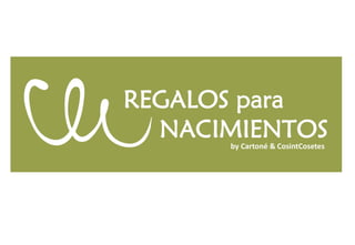 Regalo Artesanal - Conjuntos para Nacimiento by Cartoné