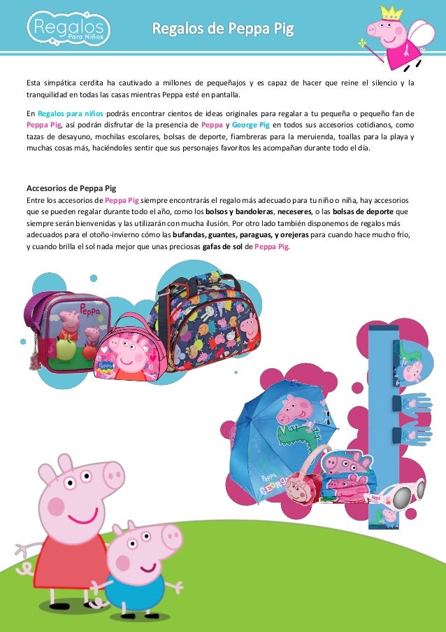 peppa pig regalos