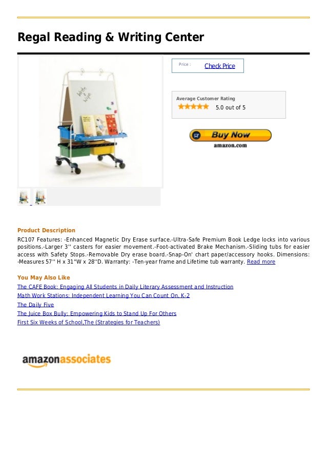 Regal reading & writing center