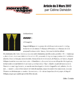 Article du 3 Mars 2017
par Céline Dehédin
 