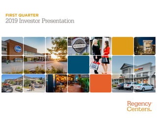 FIRST QUARTER
2019 Investor Presentation
 