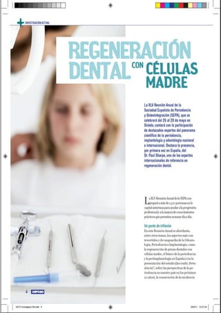 Regeneracion dental con células madre