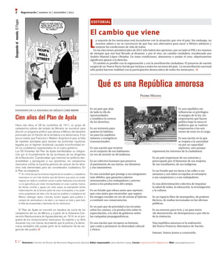 2                          regeneración | número 22 | noviembre | 2011
Ocupando el mundo. El Fisgón
                      ...