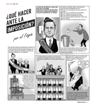 Enero 2013 | No. 26




                      Regeneración | 6
 