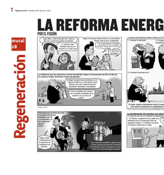 4   Regeneración | número 28 | marzo | 2013




                            LA REFORMA ENERGÉ
                            POR EL FISGÓN
mural
28
Regeneración
 