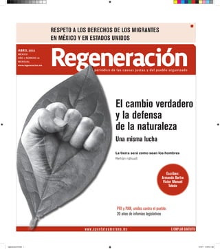 REspETo A los dEREchos dE los MigRAnTEs
                                   En México y En EsTAdos Unidos
             aBrI...