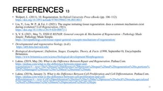 regeneration pattern | PPTX
