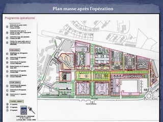 Plan masse après l’opération

 