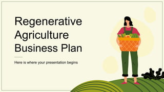 Here is where your presentation begins
Regenerative
Agriculture
Business Plan
 
