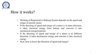Regenerative Braking System in EVs | PPTX