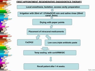 Regenerative Endodontics. | PPTX