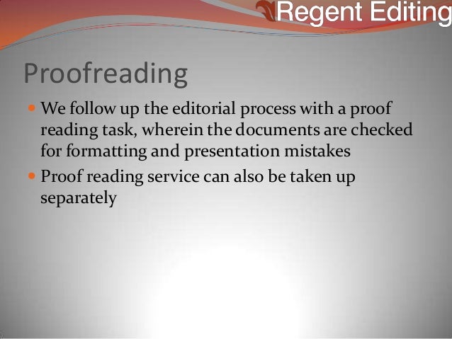 Dissertation editing