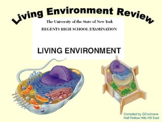 Living Environment Review  Compiled by GCochrane Half Hollow Hills HS East 