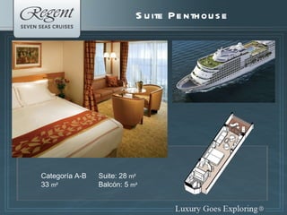 Suite Penthouse  Suite: 28  m²   Balcón:  5  m² Categoría  A-B 33  m² 