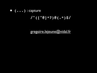 Petite introduction aux expressions rationnelles