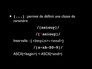 Petite introduction aux expressions rationnelles