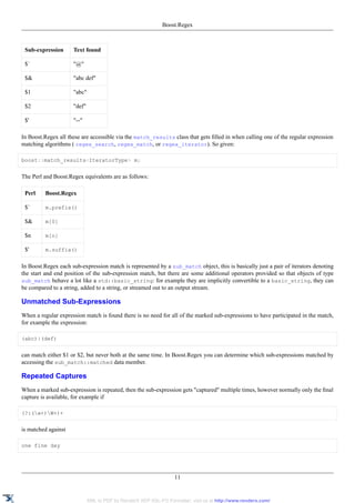 Boost Expression Boost Reguar Expression Easy Guide for Regex | PDF
