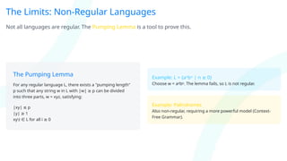 Master 100 Regex Patterns & Automata Theory in One Compact Slide Deck ...