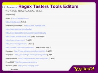 Regular Expressions | PPT
