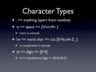 Advanced Regular Expressions Redux