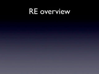 Advanced Regular Expressions Redux