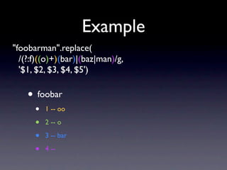 Advanced Regular Expressions Redux