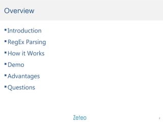 RegEx Parsing | PPT