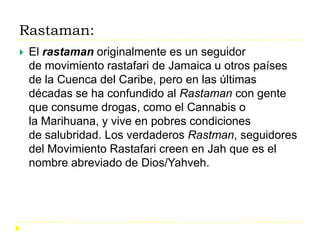Moa Rastman Que es el reggae? | PPTX