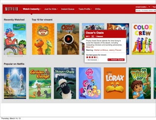 Thursday, March 14, 13
 