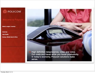 Thursday, March 14, 13
 