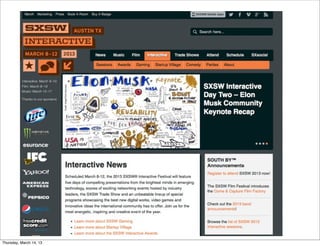 Thursday, March 14, 13
 