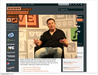 Thursday, March 14, 13
 