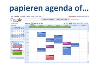 papieren agenda of…
 