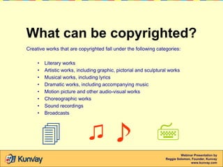 Kunvay & Traklight present Why Marketers and Businesses Should Care About Copyrights