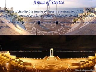 Stretto Music Examples Reggio calabria a town in the heart of the mediterranean | PPTX