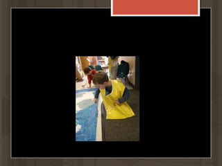 Painting the backdrops…