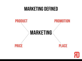 Marketing Defined
 