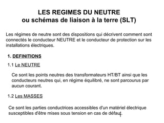 Regime neutre | PPT