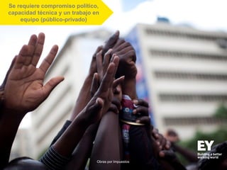 Página 45 Obras por Impuestos
Se requiere compromiso político,
capacidad técnica y un trabajo en
equipo (público-privado)
 