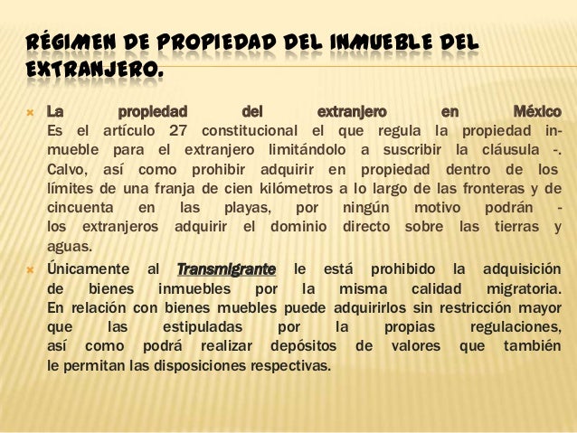 Regimen de propiedad