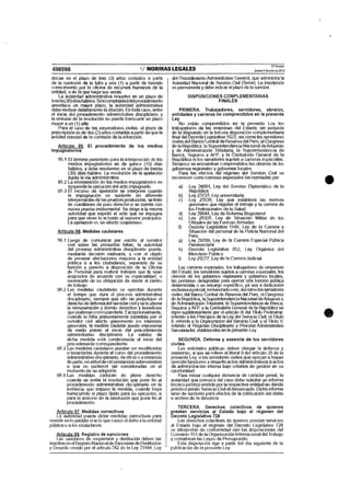Regimen de servicio civil